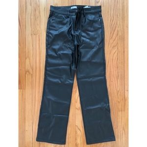 Faux leather pants Zara